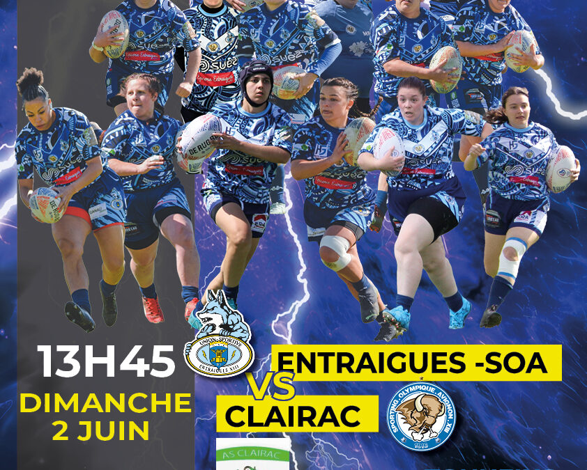 Affiche Finale Féminines Championnat de France de rugby à XIII