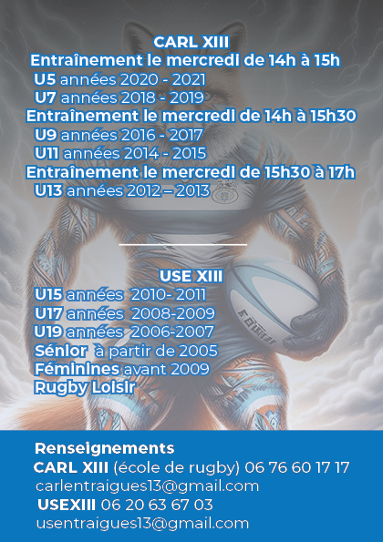 flyer USEXIII saison 2024-2025