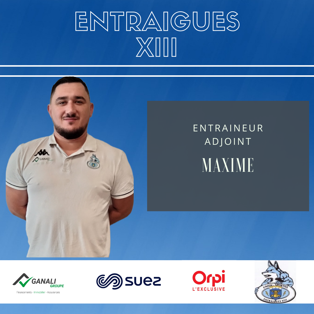 Maxime Roussel Entraineur Adjoint équipe féminines