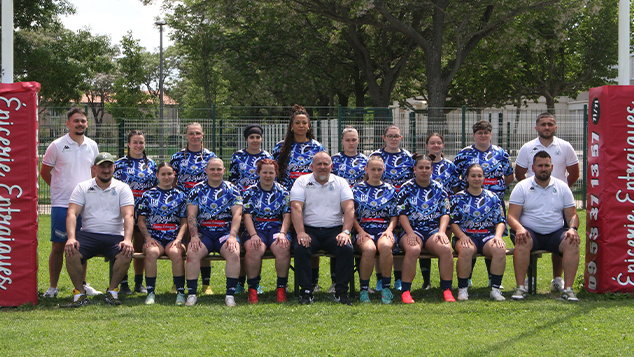 photo équipe féminines USEXIII - Championnes de France 2023-2024